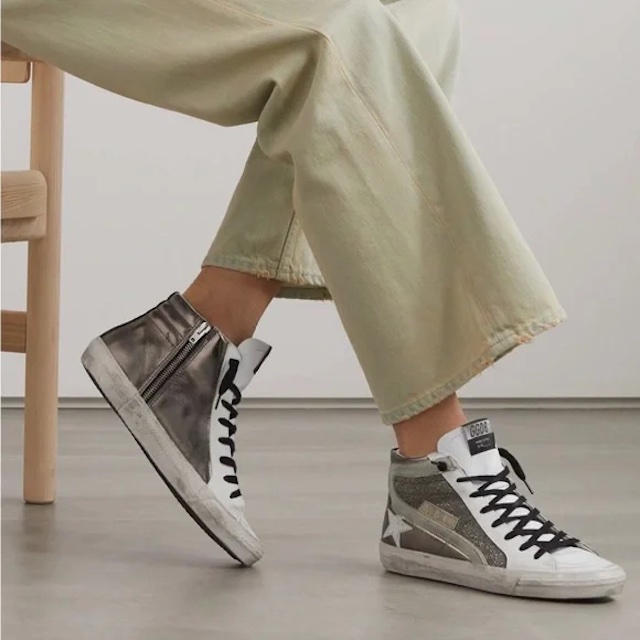 golden goose slide sneakers