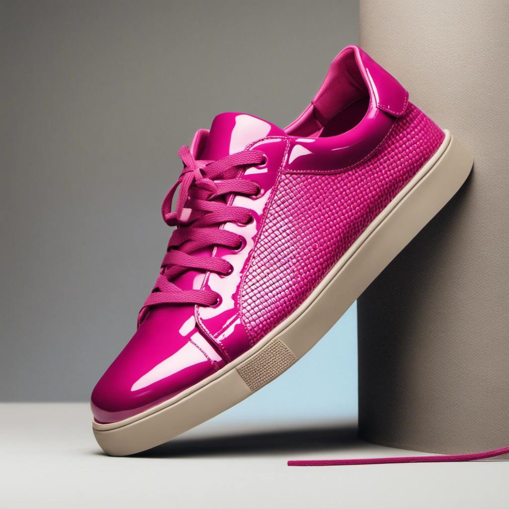 fuchsia sneakers