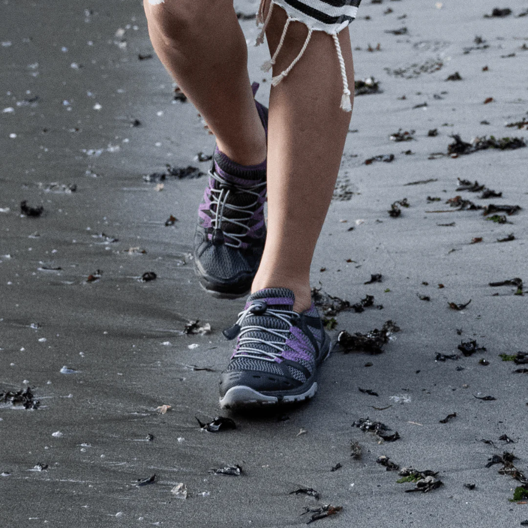 hiking in water shoes