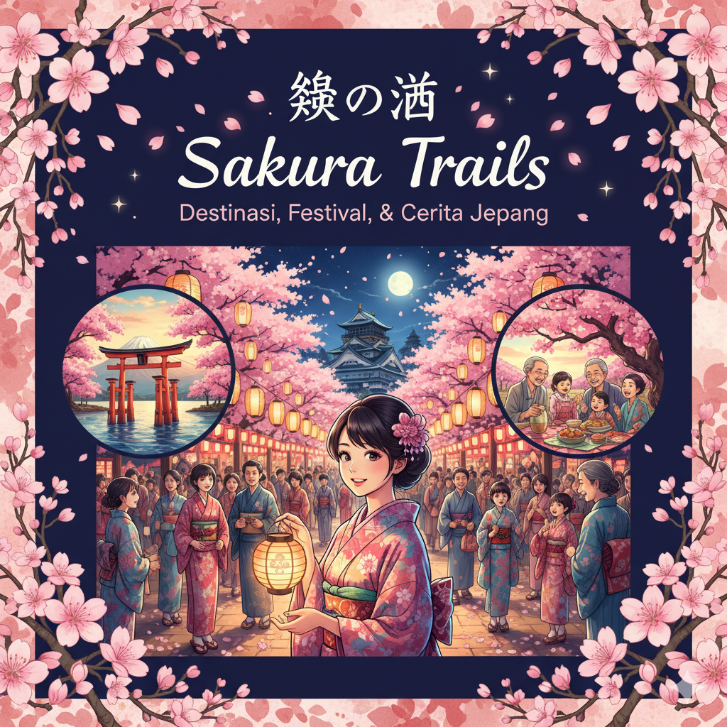 🌸 Sakura Trails | Destinasi, Festival, & Cerita Jepang